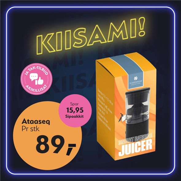 Bærbar juicer